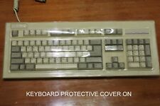VTG 1980's DTK Computer XT/AT Clicky Keyboard w/protector MBK-1013A 5 Pin DIN   picture
