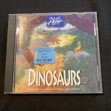 RARE Vtg 1993 & 1994 Microsoft Home DINOSAURS PC Game Software CD-Rom Windows picture