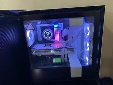 gaming pc custom built white picture