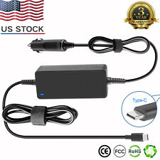 Power Supply TYPE C USB-C DC In-Car Power Adapter Charger For 65W Laptop Devices picture