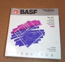 BASF Floppy Disks New Box Of 10 Double Density 3.5
