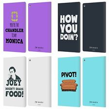 OFFICIAL FRIENDS TV SHOW QUOTES LEATHER BOOK WALLET CASE COVER FOR AMAZON FIRE picture