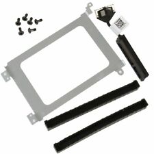 for Dell XPS 15 9570 Precision 5530 K0K71 HDD Hard Drive Cable+Caddy+Rubber Rail picture