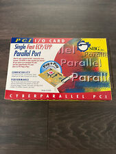 New SIIG IO1839 JJ-P00112 PCI CYBERPARALLEL I/O Card ECP/EPP Parallel Printer picture