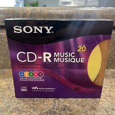 Sony CD-R Music CDs 20 Case Pack 80 Minutes  Walkman Brand Sony picture