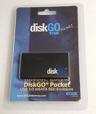 EDGE diskGO Drive Enclosure External - Black - USB 3.0, mini-SATA PE240370 picture