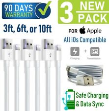 3-Pack 3ft,6ft10ft Data Sync/Charger USB cable for iPad,iPad Mini,iPhone X,XS,11 picture