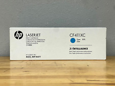 Genuine HP 410X High Yield Cyan Toner Cartridge CF411XC - Factory Sealed picture