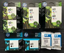 Lot of 10 GENUINE HP 60XL Ink Cartridge Black Tri-Color 60 Sealed Expired picture