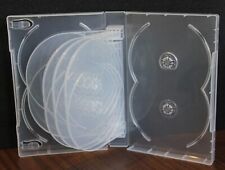 New 1 Clear DVD Replacement cases Hold 12 Discs 33mm Spin Large Storage Box picture