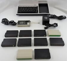 Texas Instruments TI-99/4A with 10 Cartridges, RF Modulator, PSU Used picture