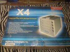 High Point technologies X4 External 4-Bay SATA Storage Enclosure - Used Untested picture