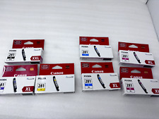 LOT 7 -Genuine Canon 281 PIXMA 281 BL Magenta Yellow Cyan Magenta Ink Cartridges picture