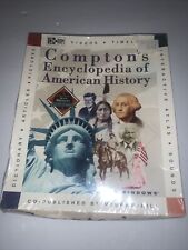 IBM PC Big Box CD Rom - Compton's Encyclopedia of American History - Sealed NEW picture