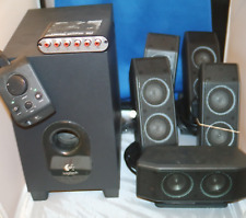 Logitech X-540 5.1 Surround Sound Speaker System With Subwoofer & Remote TESTED picture