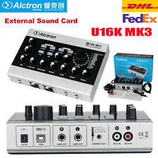 Alctron U16K MK3 with DSP USB Audio Recording Microphone External USB Sound Car picture