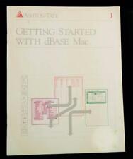APPLE D-BASE MAC COURSE BY ASHTON-TATE 1987 COMPLETE - VERY SCARCE - REF