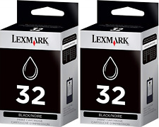 New Genuine Lexmark 32 2PK Ink Cartridge X Series X5270 X5470 P Series P8350  picture
