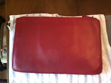 Coach Red Leather laptop Case, Made In USA. Very Rare picture