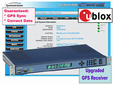 Symmetricom SyncServer 1520R-S250 UPGRADED ublox GPS NTP Network Time Server picture