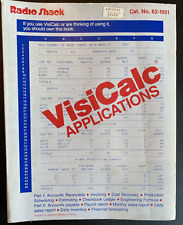 Vintage Original Radio Shack VisiCalc Applications 62-1051 for the TRS-80, 184pg picture