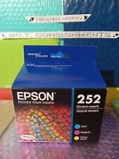 EX:5/25+🖨Epson T252520S DURABrite Ultra T252520-S (252) Ink - 🔵🔴🟡🆓️SHPPNG📦 picture