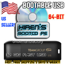 Hiren's PE 64 2024 Technician Professional Edition Live Boot USB or DVD NEW picture