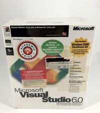 NEW FACTORY SEALED Microsoft Visual Studio 6.0 Enterprise Edition (628-00404)  picture