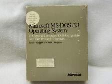 Vintage Microsoft MS-DOS 3.3 Operating System - 1987 picture