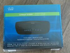 NEW LInksys E1000-CA Wireless-N Router 2.4 GHz 300 Mbps Wi-Fi Cisco 4 LAN Sealed picture