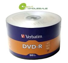 600 VERBATIM Blank 16X DVD-R DVDR Branded Logo 4.7GB Media Disc FACTORY BOX picture