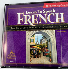 The Learning Company: Learn To Speak French 4 CD-ROM Set Language Audio Program picture