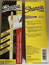 2 pack Sharpie Pro White Peel Off China Marker, Grease Pencil, 02060, 12 per box picture