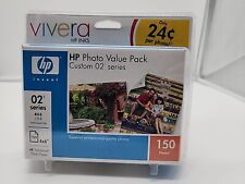 HP PHOTO VALUE PACK CUSTOM 02 SERIES, 6 HP INK CARTRIDGES NEW Expired Photosmart picture