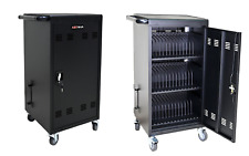 45 Device Mobile Charging Cart & Cabinet with Lock for Tablets Laptops Computers picture