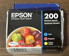 GENUINE Epson 200 Color Ink 3-pack New Sealed exp. 05-2023  picture