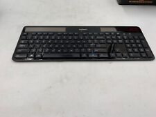 Logitech K750 Wireless Solar Keyboard -w/o Dongle - Black Free S/H picture