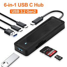 6-in-1 USB C SD TF Memory Card Reader Multiport OTG Adapter for Windows 7/ 8/ 10 picture