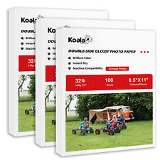Koala Double Sided Glossy Photo Paper 8.5x11 32lb 300 Sheets Inkjet Printer 120g picture