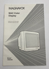 Vintage Magnavox MAC Color Display Monitor Installation Operation Guide picture