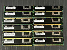Lot of 12 Micron 96GB 8GB 2RX4 PC3L-10600R MT36KSZF1G72PZ-1G4D1DD ECC Server RAM picture