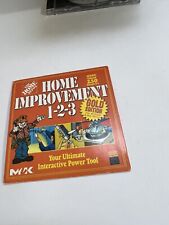 Home Improvement 1-2-3 Gold Edition CD ROM Windows/Mac Home Depot, Vintage. picture