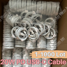 1-1000X Lot PD USB Type C Fast Charger Cable For Apple iPhone 14 13 12 11 XR XS picture