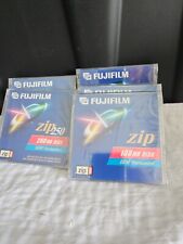 FujiFilm Zip (3) 100MB (2) 250MB Disk - IBM Formatted - 5 Pack - Factory Sealed picture