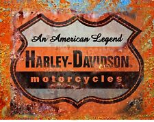 Harley Davidson Legends Never Die Mouse Pad Tin Sign Art On Mousepad picture