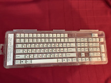 Cherry Full (104) Set Keycaps White With Black Legend English/Cyrillic picture