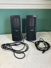 Vintage Pair of Monsoon Flat Panel Computer Speakers - No Subwoofer picture