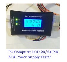 PC Computer LCD 20/24 Pin 4 PSU ATX BTX ITX SATA HDD Digital Power Supply Tester picture