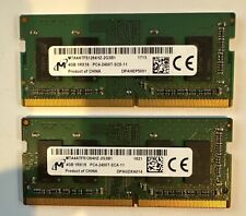 Micron 8GB RAM Kit - 1RX16 - PC4 2400T (2) 4GB Memory Sticks picture