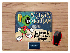 CLASSIC MARVIN THE MARTIAN CUSTOM NON-SLIP MOUSE PAD HOME OFFICE SHIPS FREE picture
